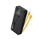 Geeoo P600 20000mAh 22.5W Fast Charging Power Bank with Built-in Cable Matrix