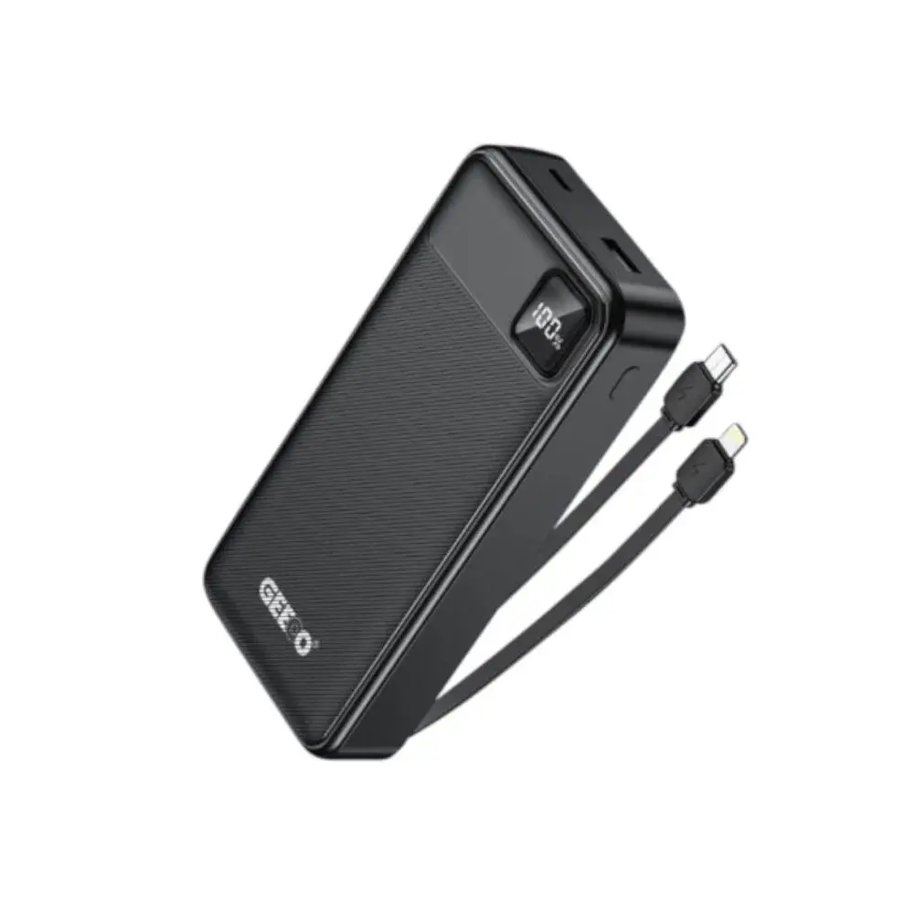 product_14804_main.webp Geeoo P700 20000mAh 22.5W Fast Charging Power Bank with Built-in Type-C & Lightning Cables - Image 1
