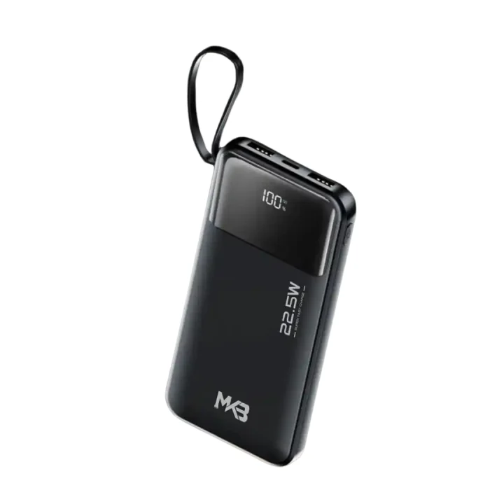 product_1764160539_6926f41b9123c.webp MKB PK31 10000mAh PD 22.5W Fast Charging Portable Power Bank – Compact Travel Edition - Image 1