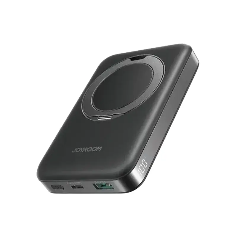 product_1766399866_69491f7a43de1.webp Joyroom JR-PBM12 10000mAh 22.5W Magnetic Wireless Power Bank with 360 Degree Rotating Kickstand - Image 1