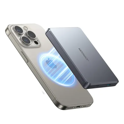 product_1767697783_695ced77608c8.webp Joyroom JR-PBM08 Pro 20W Metal Magnetic Wireless Power Bank – 10000mAh with Smart Display - Image 1