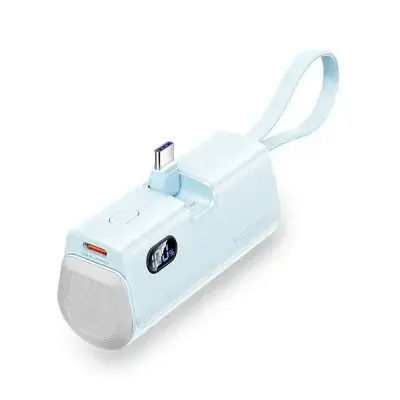 product_1781848078_6a34d80ea5245.webp VENTION FHQL0 LED Display 4800mAh Mini Power Bank - Blue - Image 1