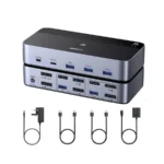 UGREEN 55851 Dual Monitor DisplayPort KVM Switch (2 Computers, 2 Monitors)
