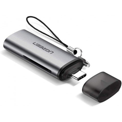 usb-c-tf-sd-card-01-500x500-1.jpg UGREEN 50704 USB-C Dual Slot TF & SD Card Reader - Image 1