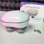 Smart Electric Scalp Massager with Red Light Therapy & Kneading Heads