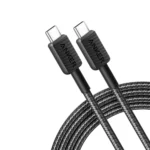 Anker 322 USB-C to USB-C Cable (3ft Braided)- Black