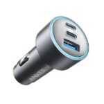 Anker 335 67W 3-Port Fast Charging Car Charger- Black