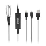 BOYA BY-BCA7 Pro XLR to Lightning & USB-A & Type-C Connectors Microphone Cable Price in BD