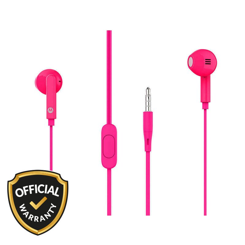 pace-145-pink-24.6.24.jpg Motorola Pace 145 3.5mm Wired Earphone - Image 1
